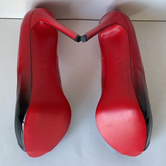 Christian Louboutin New Very Prive Red and Black Heels with Stiletto Design NWOB - Picture 14 of 16